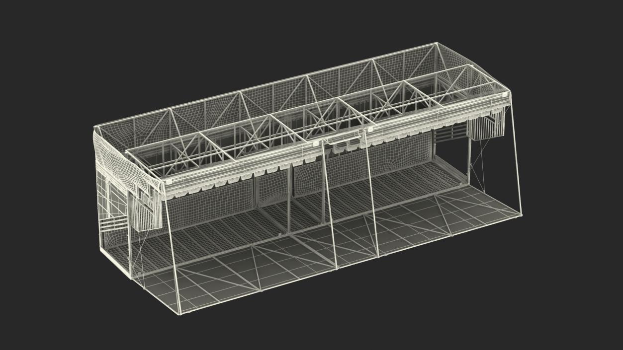 Spectator Portable Grandstand 3D model