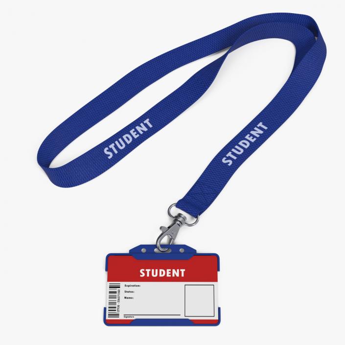 Student Id Card Holder 3D