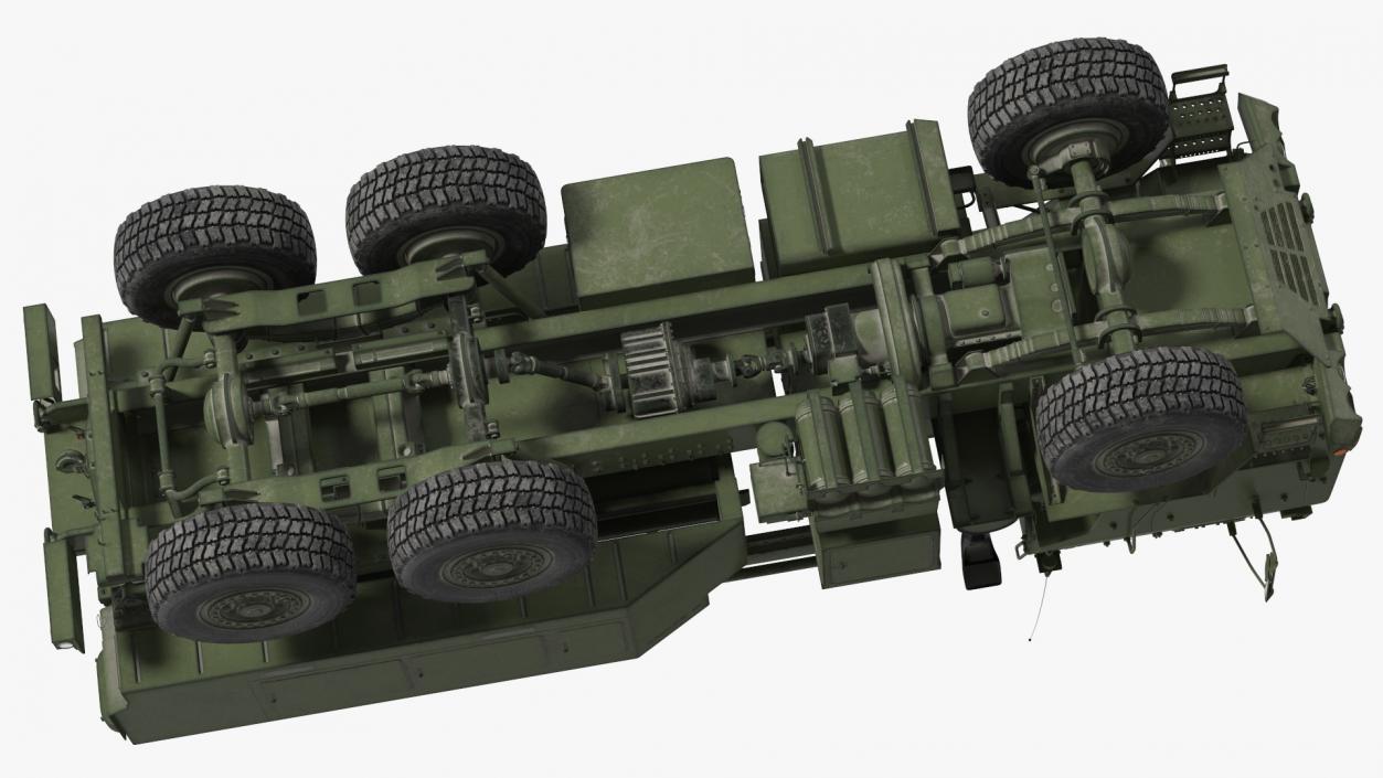 3D M142 High Mobility Artillery Rocket System Green model