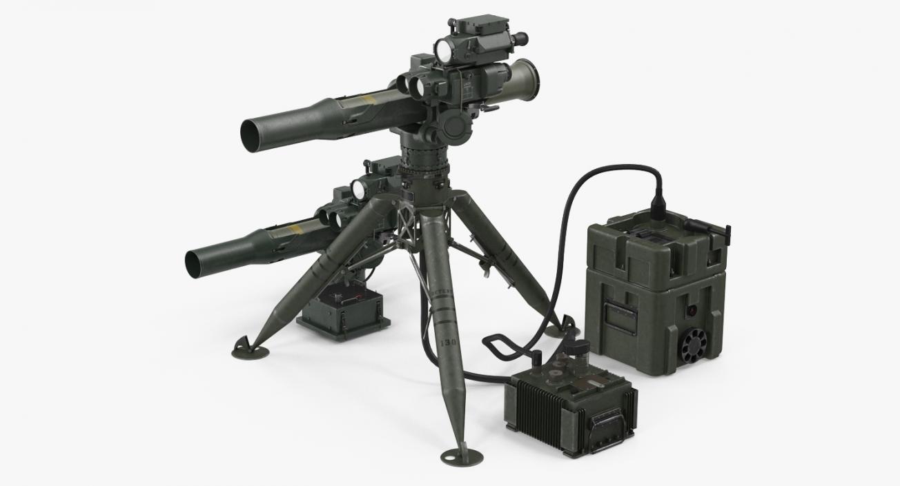 BGM-71 TOW Missile Systems Collection 3D
