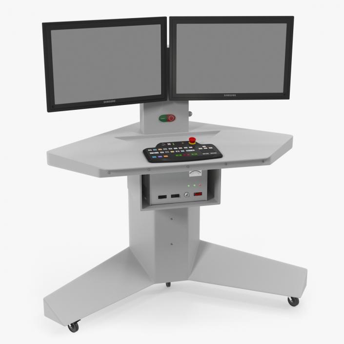 3D Mobile Control Panel Table