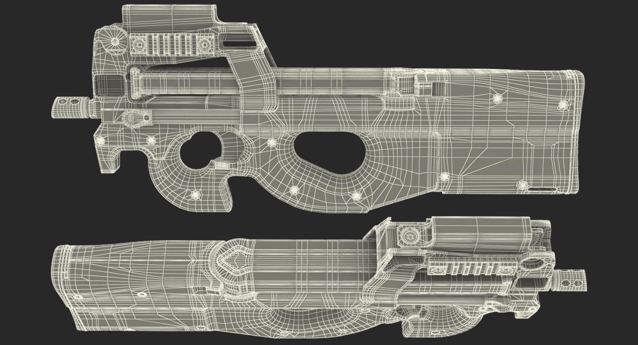 3D model FN P90 Personal Defense Weapon