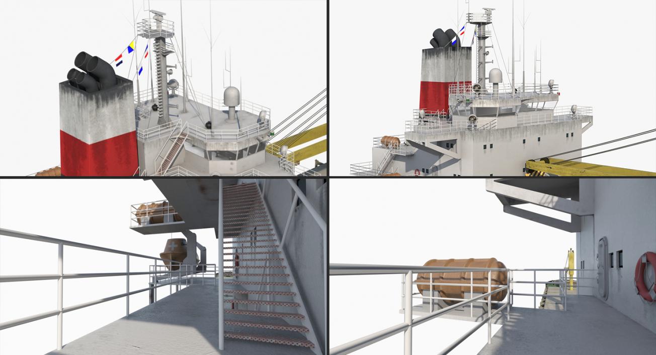 3D model Cargo Ship