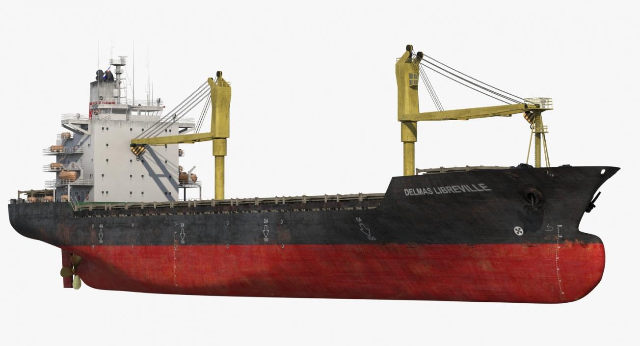 3D model Cargo Ship