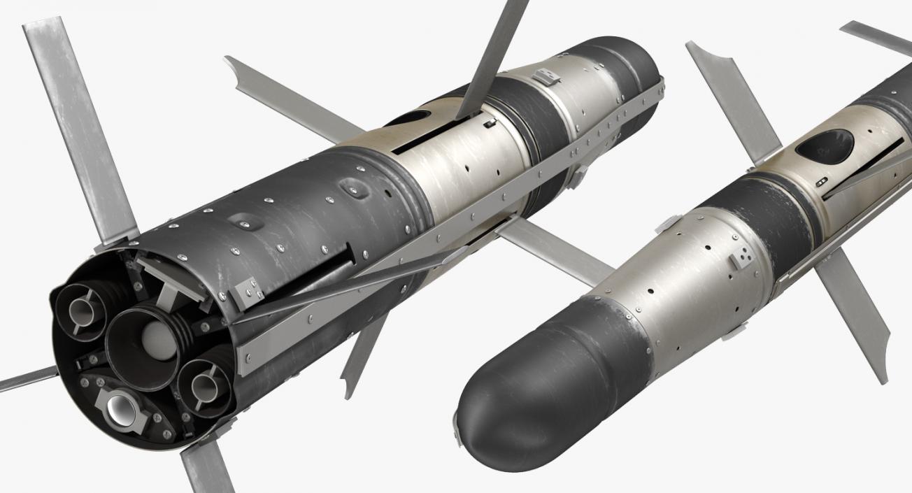 3D model BGM 71a TOW Missiles