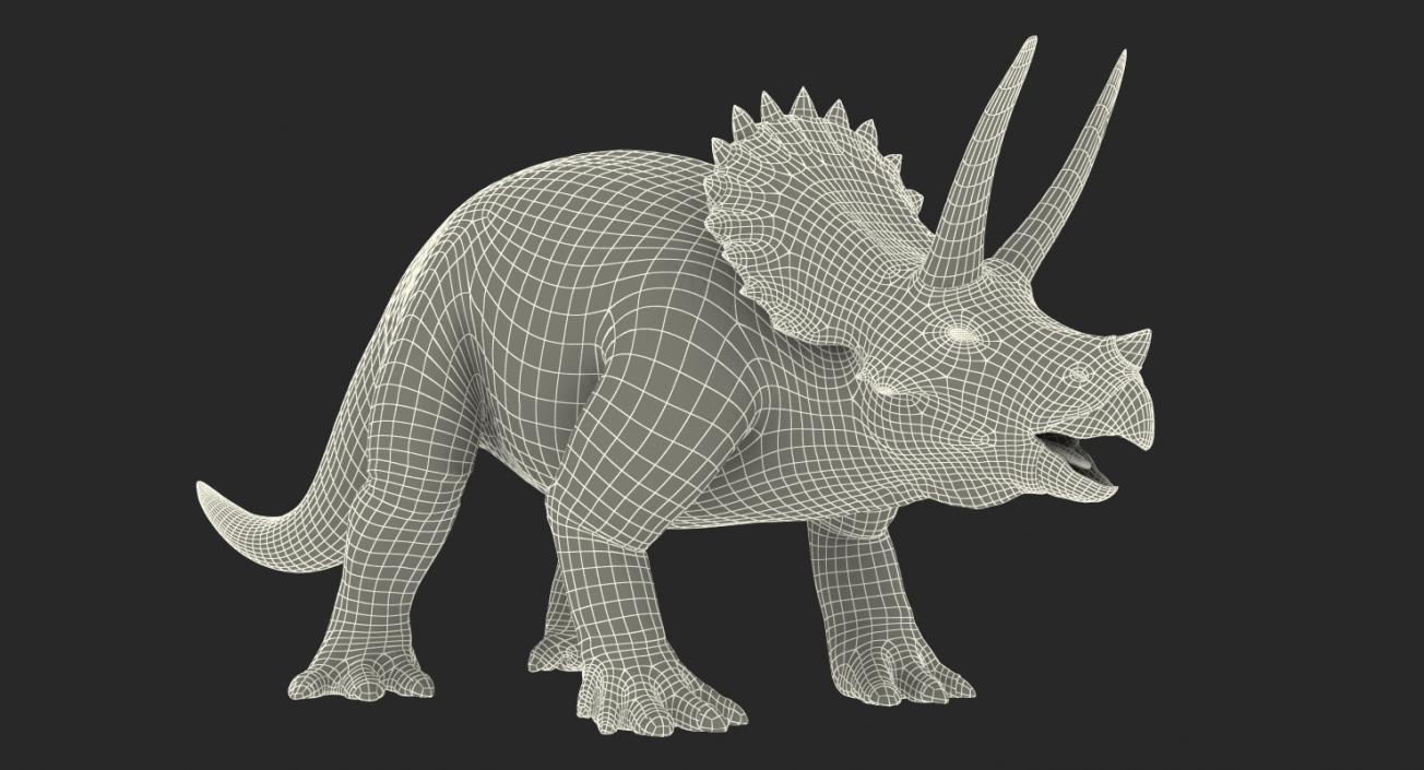3D Triceratops Rigged model