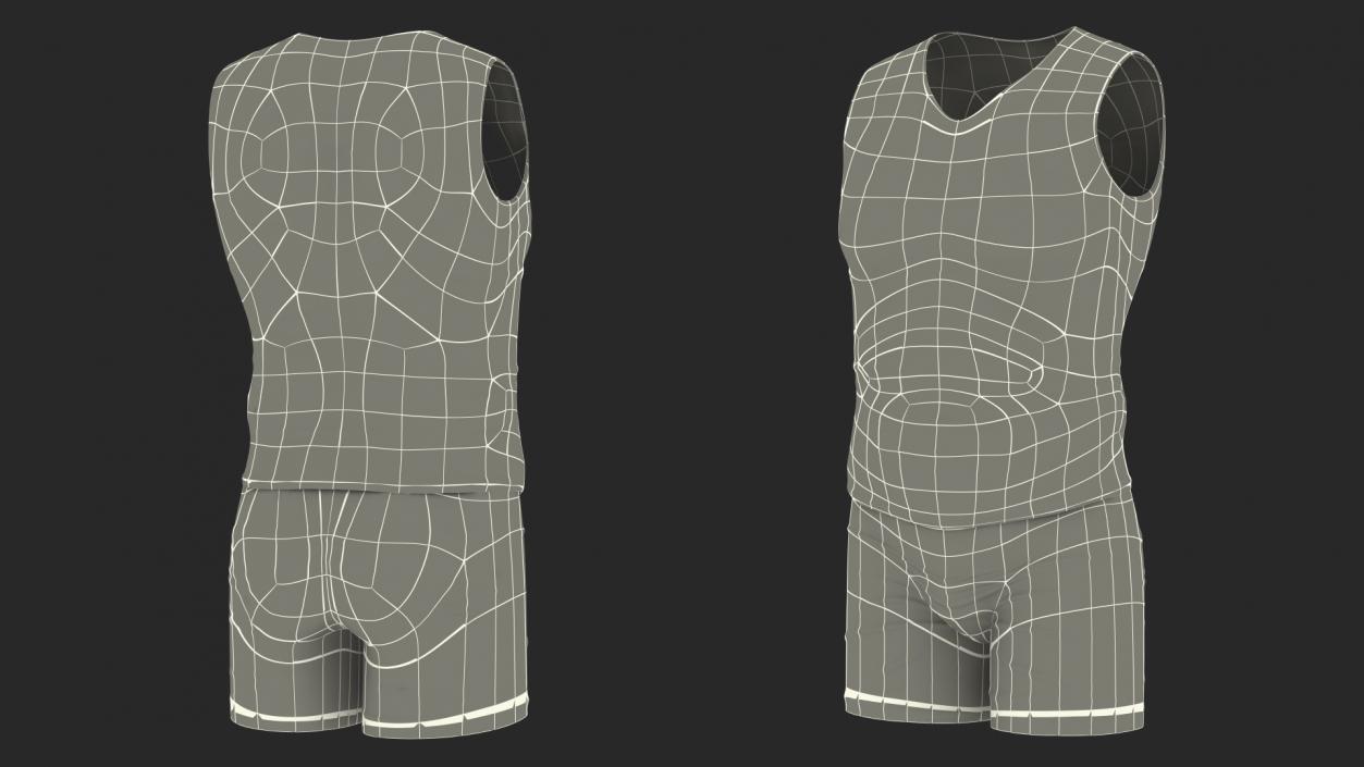 Men Underwear Set 3D
