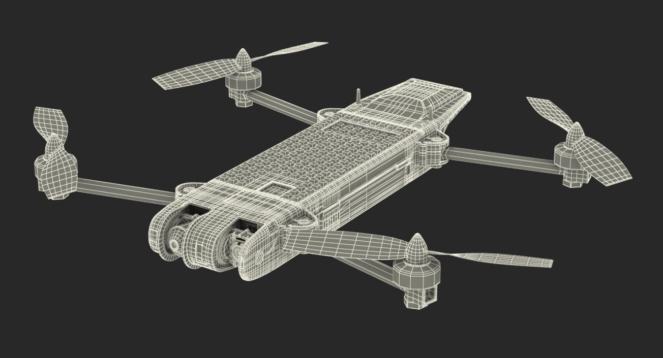Small Military UAVs Rigged Collection 3D