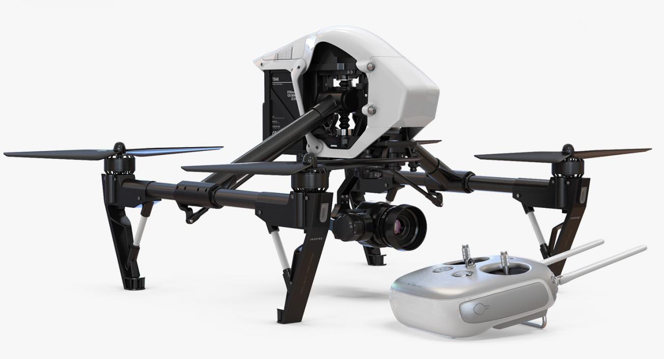 DJI Inspire 1 Pro Drone with 4K Camera Set 3D
