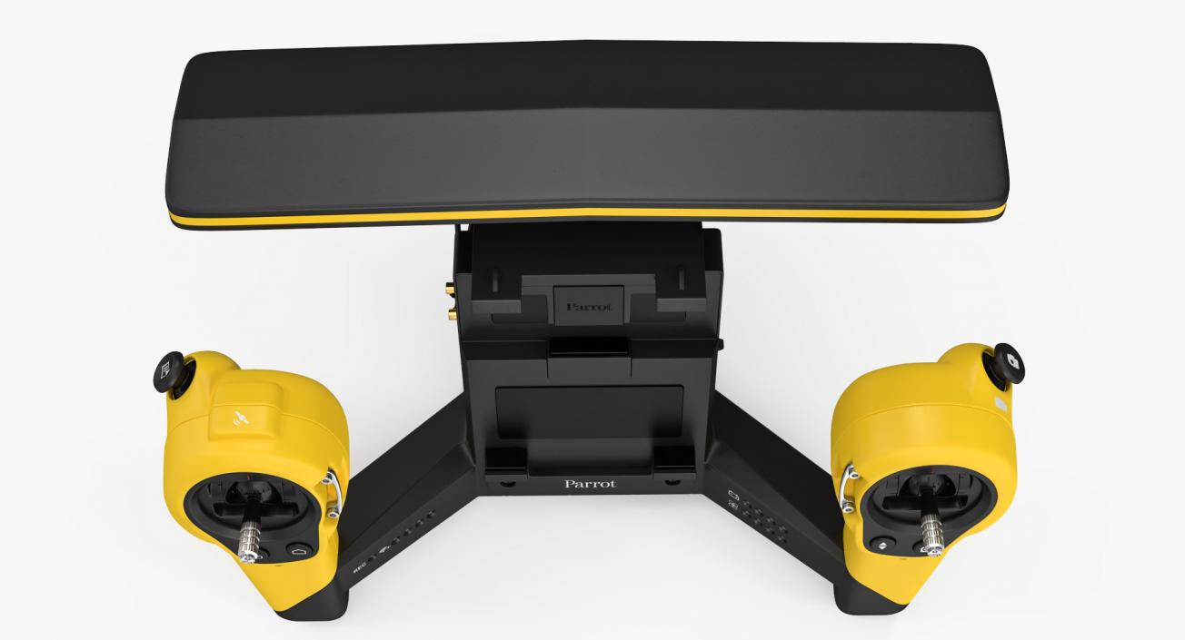 3D Parrot Sky Controller for Bebop Quadcopter Drone model
