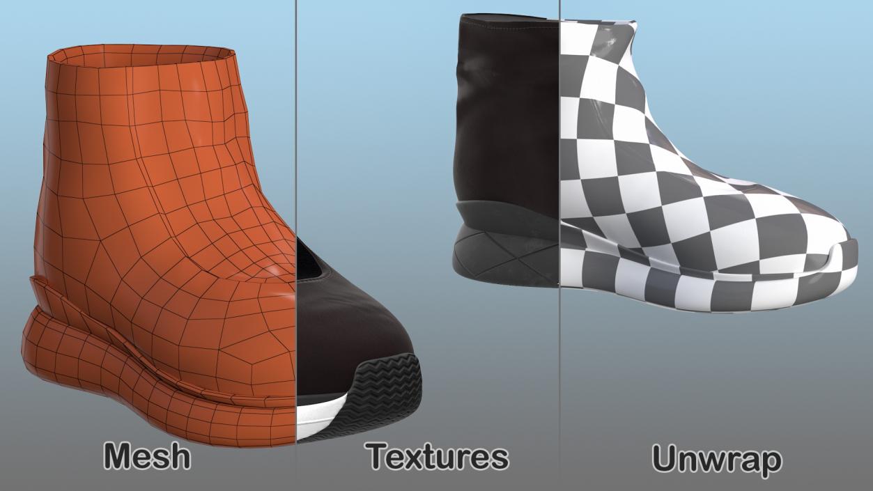NASA Reebok Boots 3D