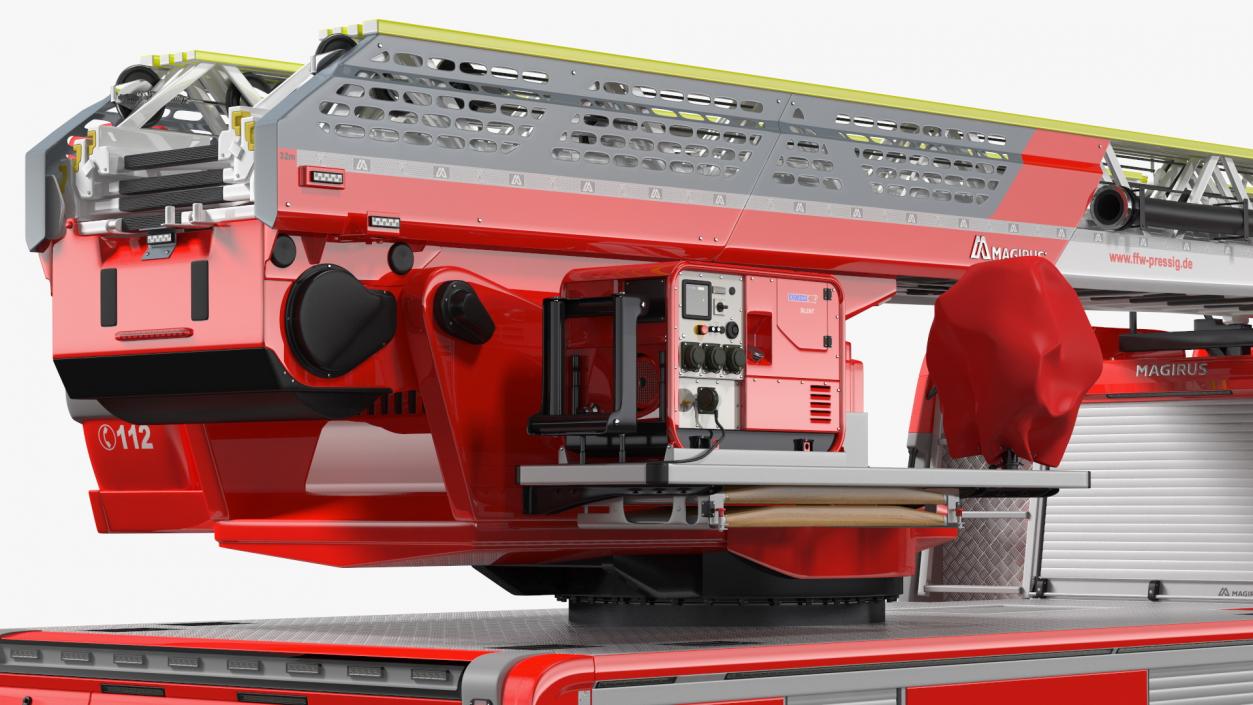 3D model Iveco FF160 Magirus Fire Truck