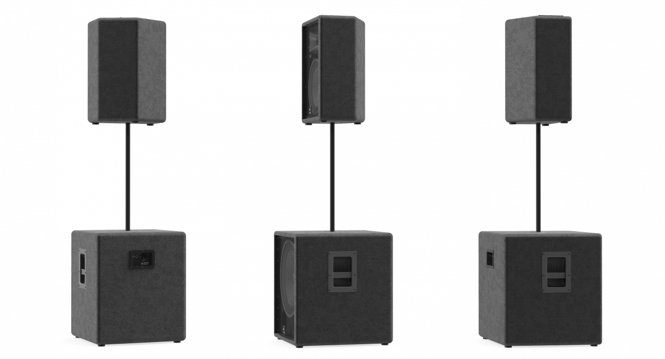 3D model JBL Passive Speakers