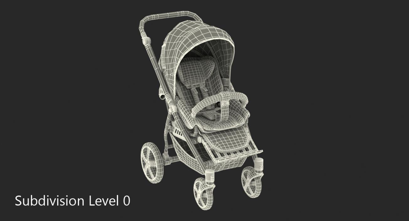 3D model Baby Buggy