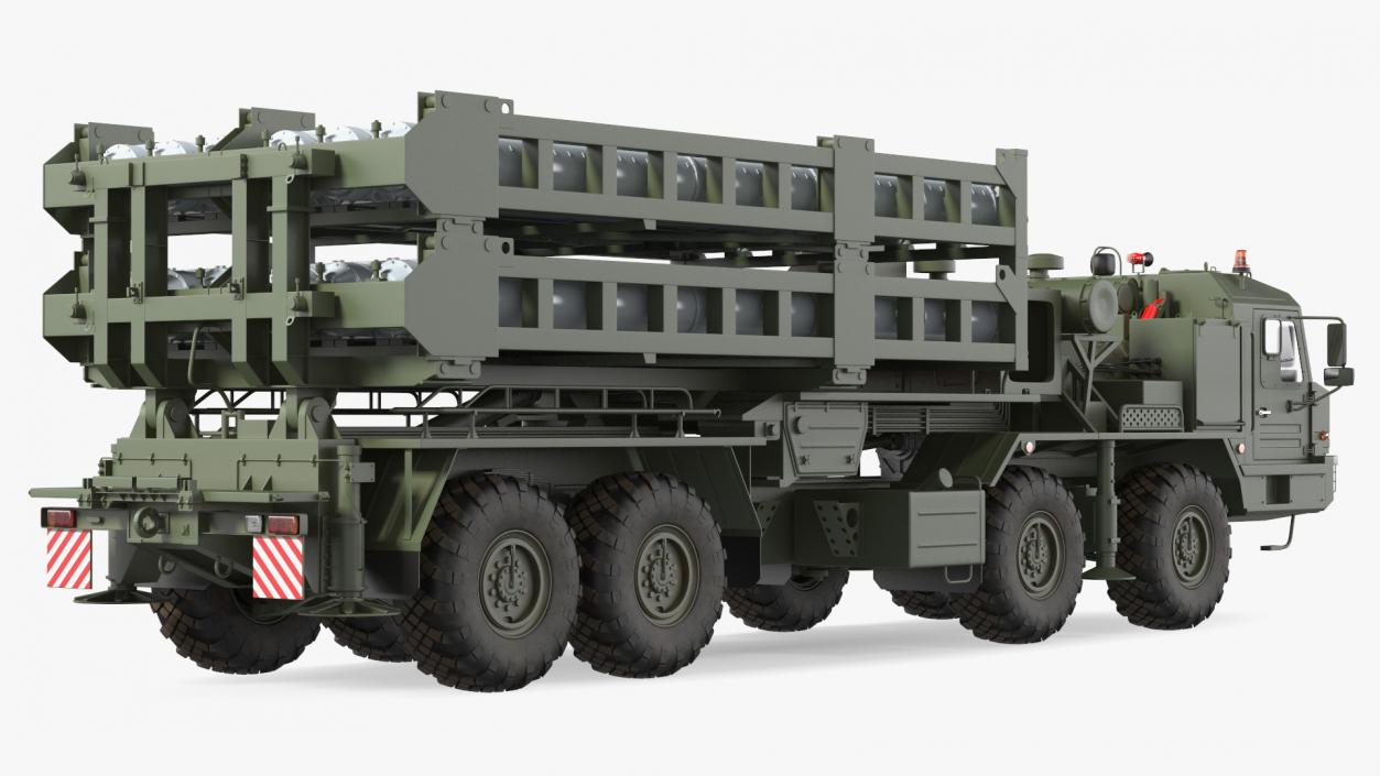 3D model Vityaz S 350E 50R6 Missile Launcher