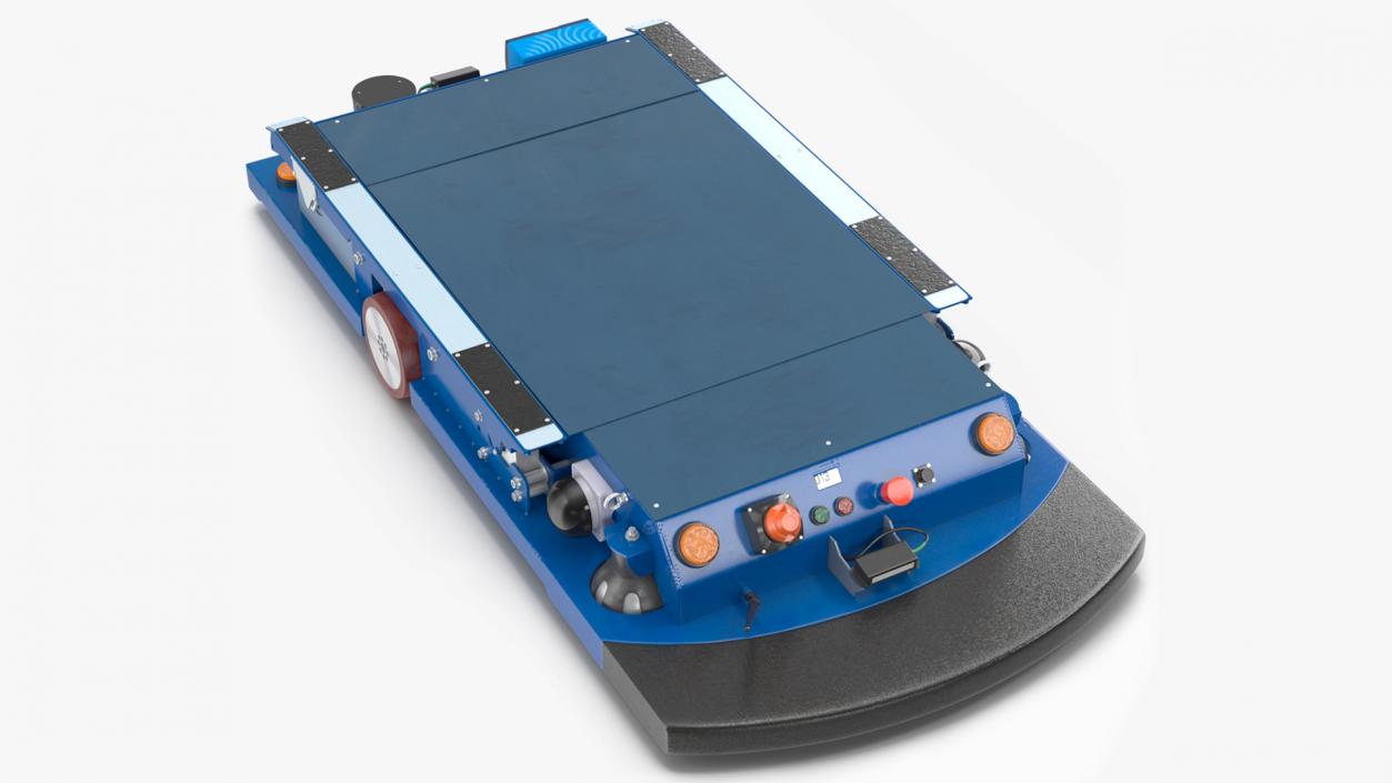 3D Smart Transport Robot Rigged model
