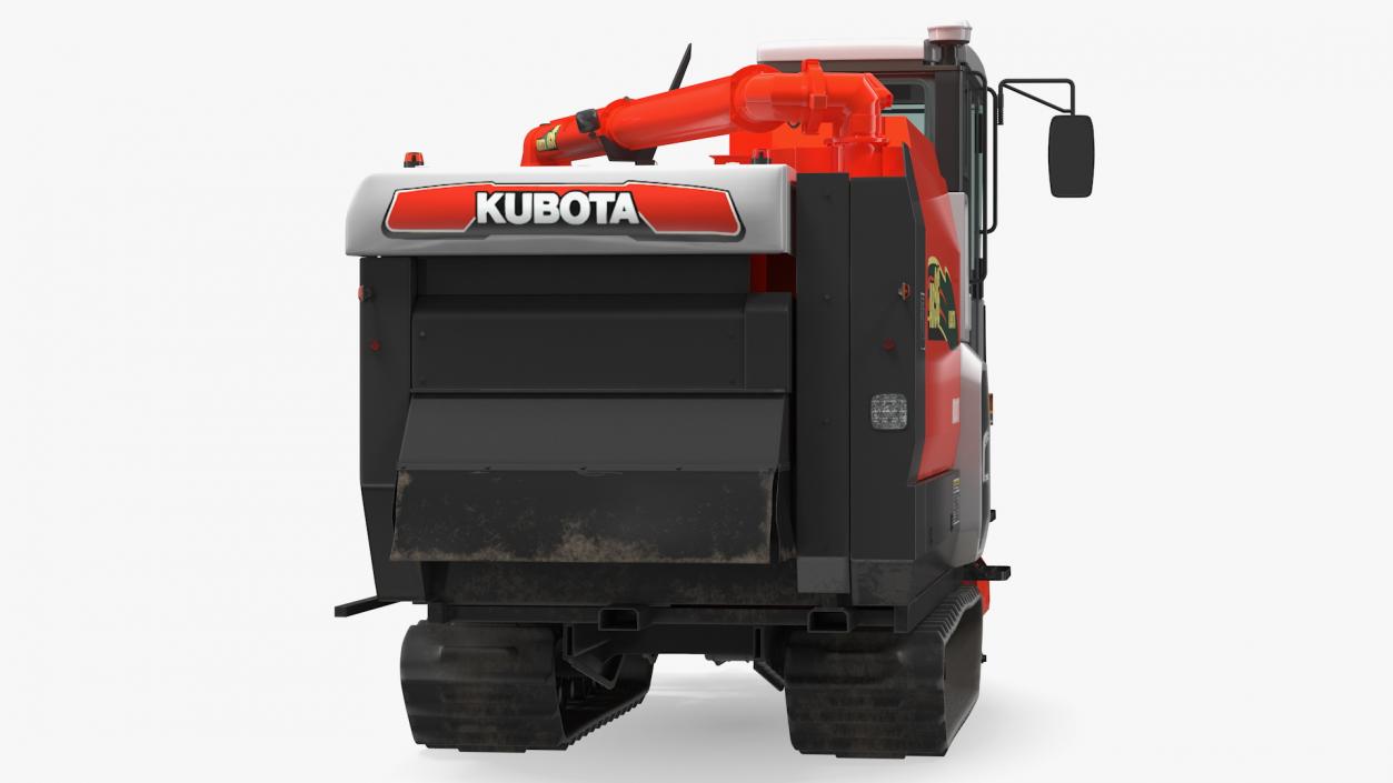 Rice Combine Harvester Kubota AR96 3D model