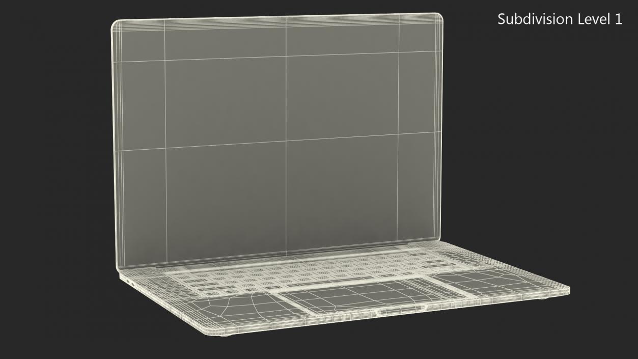 3D model Apple Macbook Pro 16 inch Grey