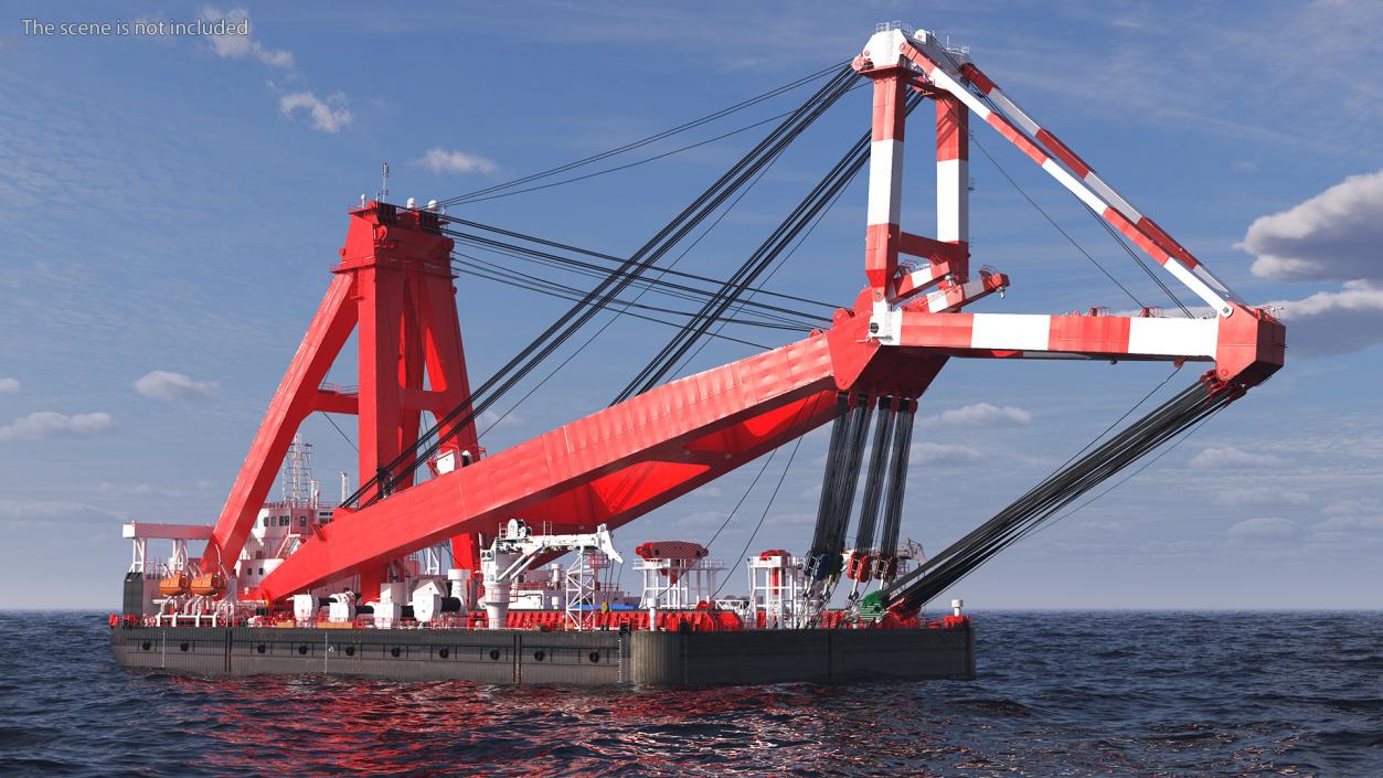 3D Floating Vessel Crane