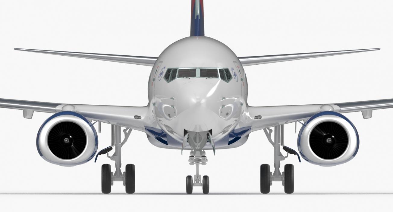 Boeing 737-600 with Interior Delta Air Lines 3D model