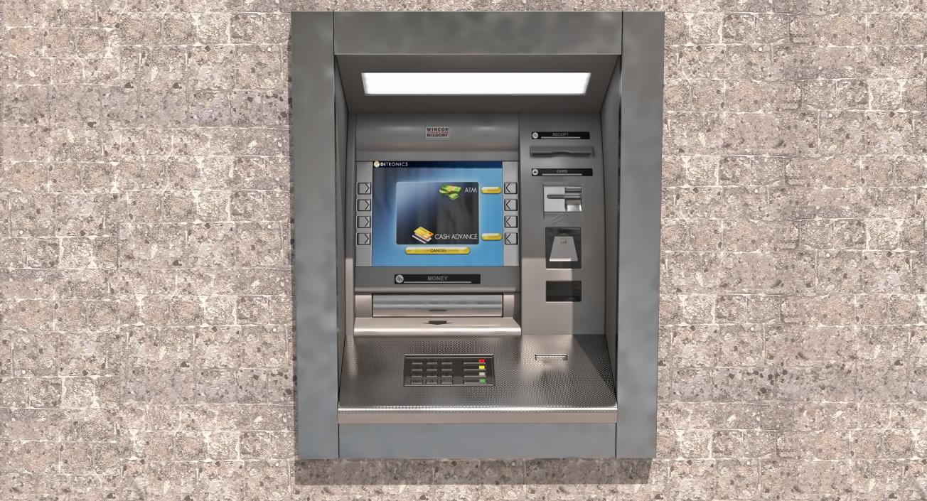 3D ATM Machines Collection model