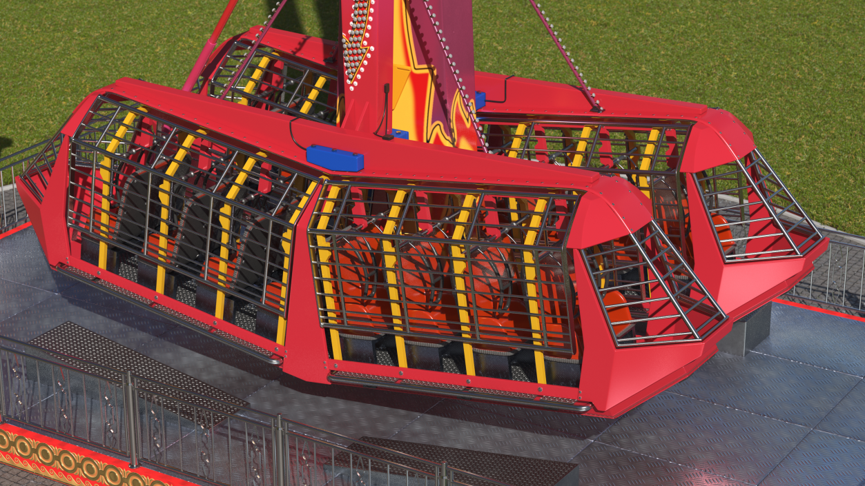 Ride Attraction OFF 3D model
