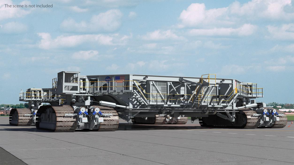 3D NASA Missile Crawler Transporter Facilities model