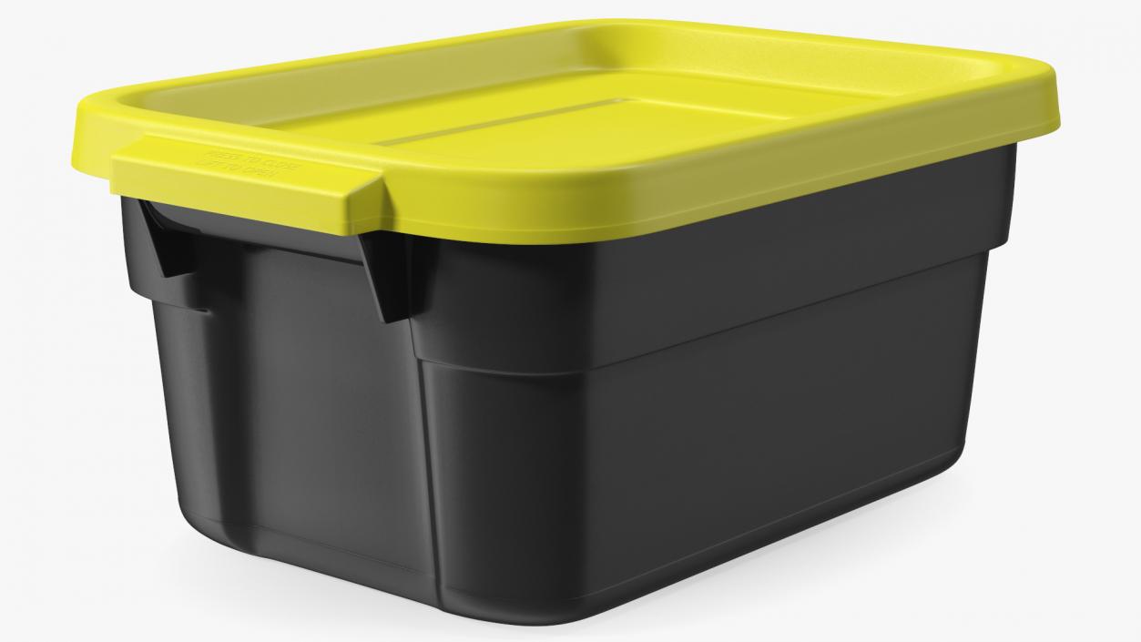 3D model Stackable Storage Tote with Lid 3 Gallon