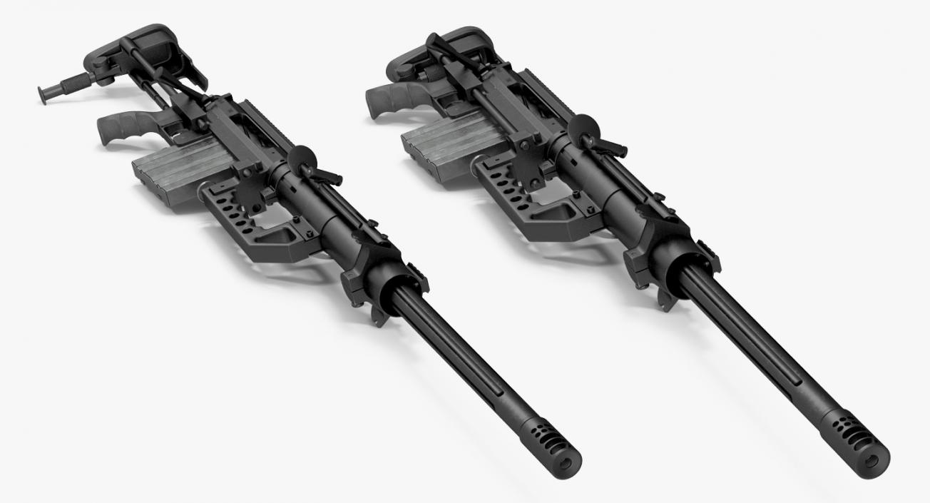 3D Rifle CheyTac Intervention M200