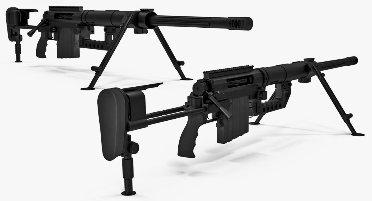 3D Rifle CheyTac Intervention M200
