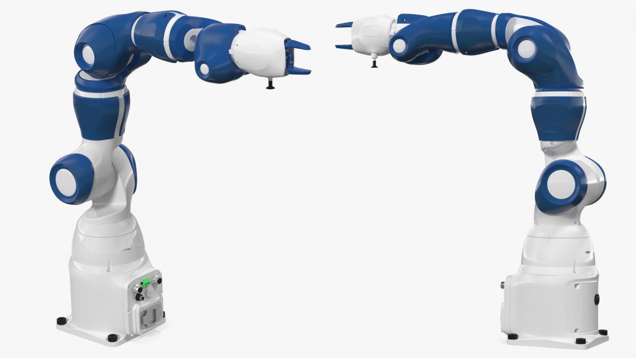 Compact Collaborative Robot Rigged 3D model