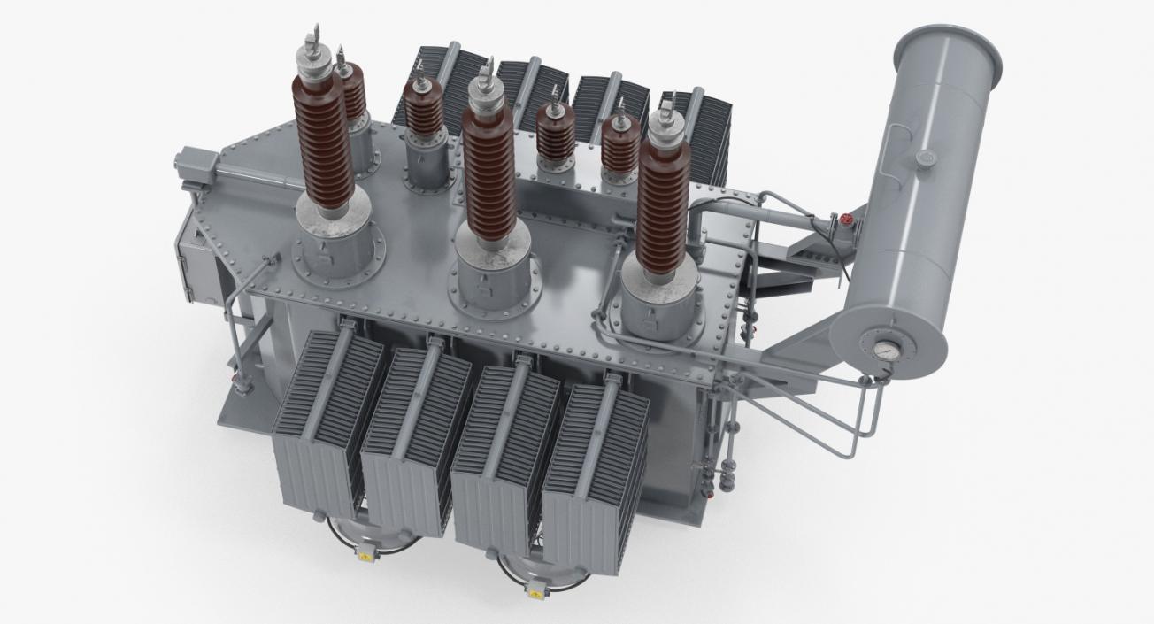 Overload Distribution Power Transformer 3D model