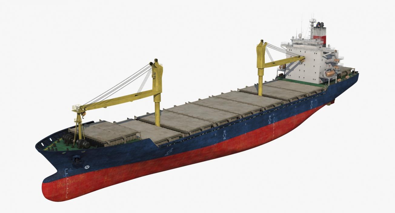 Sea Cargo Ship Generic 3D