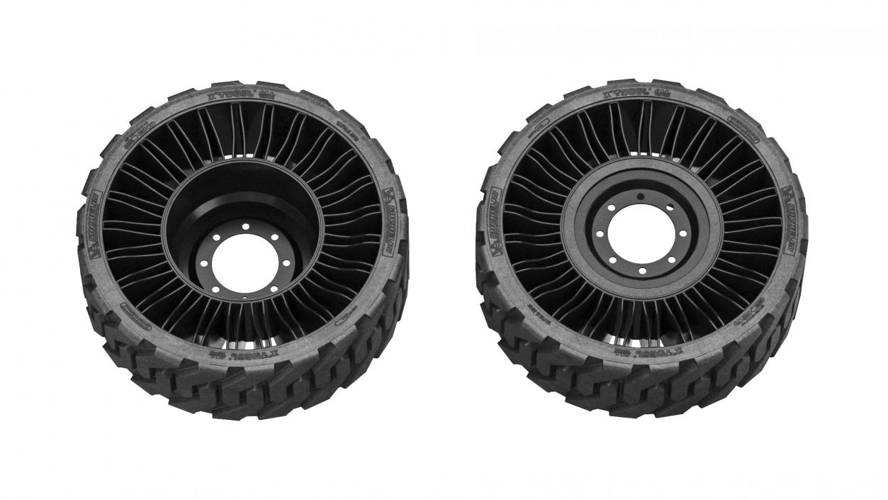 3D Airless Tire Michelin All Terrain model