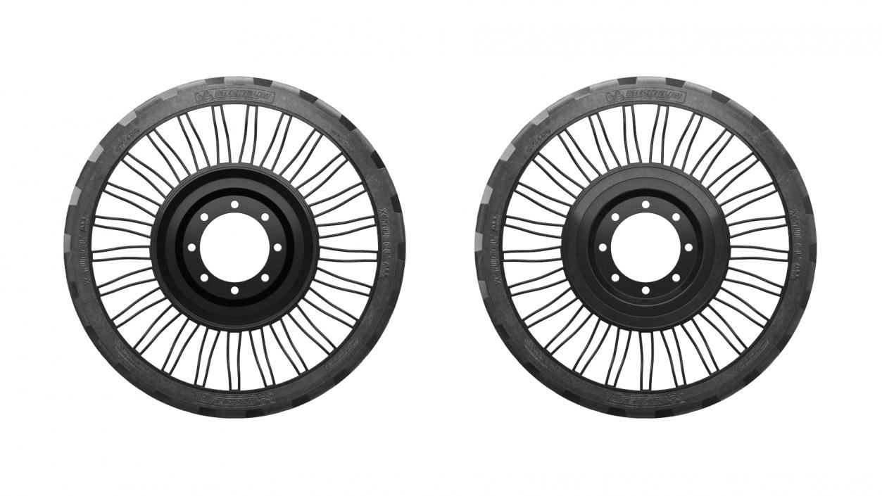 3D Airless Tire Michelin All Terrain model