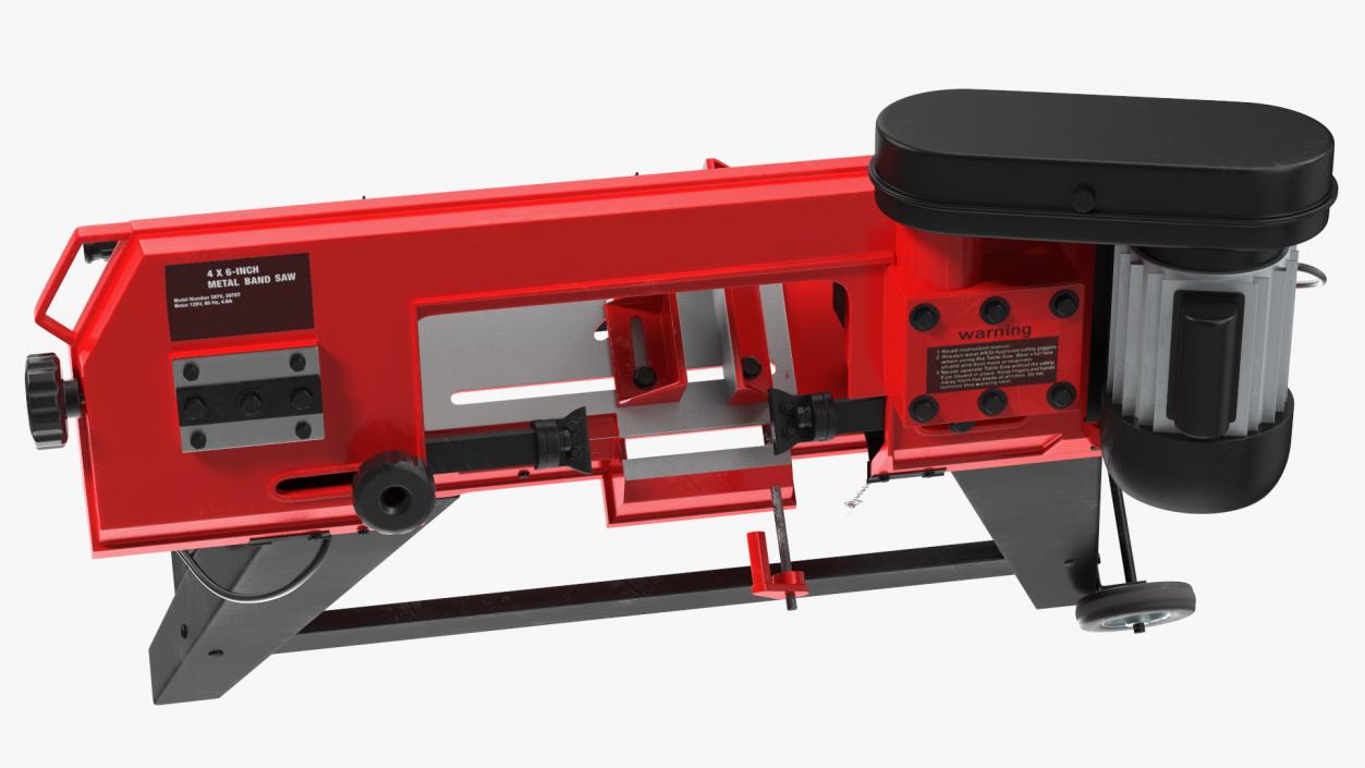 3D Metal Cutting Band Saw with Stand model