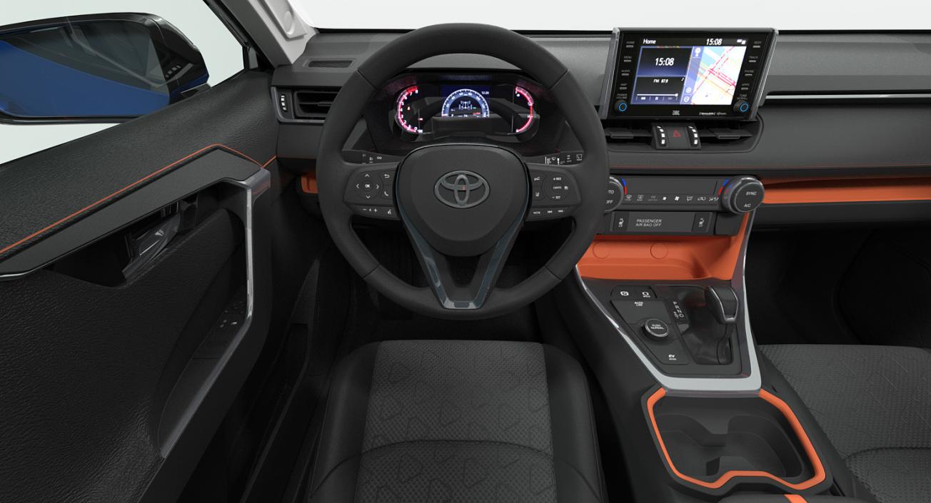 3D Toyota RAV4 2019 Rigged model