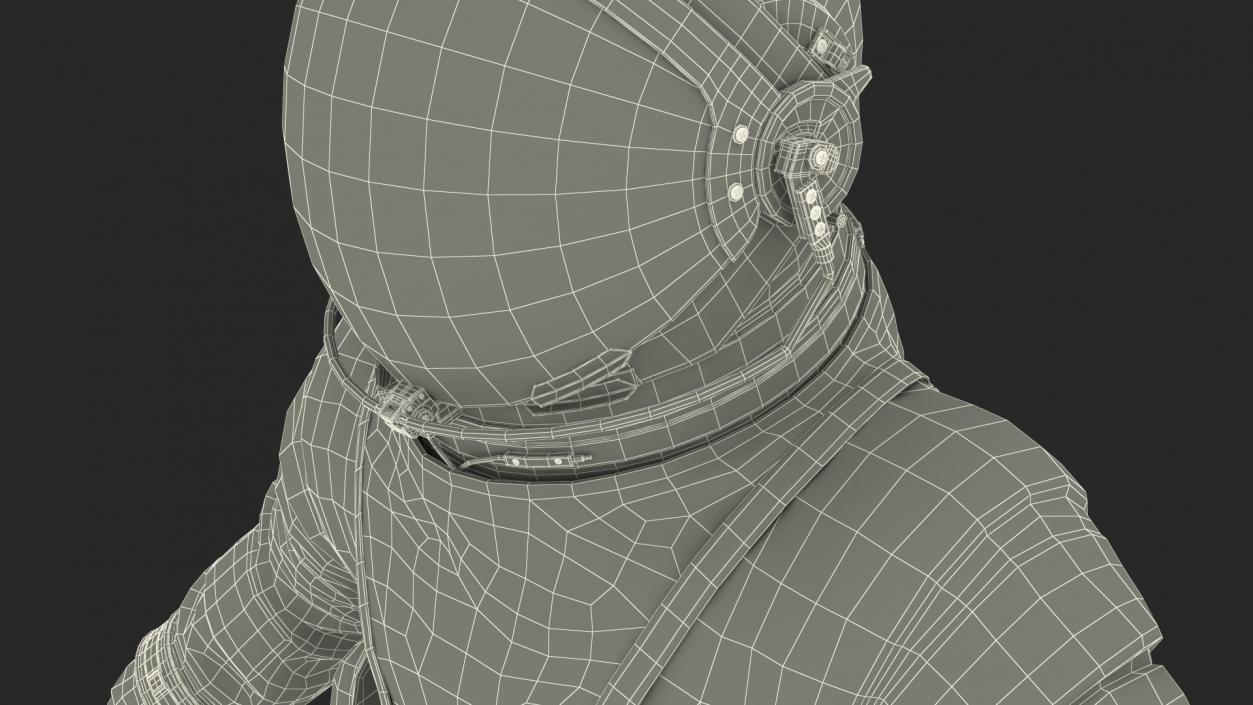 3D Orion Crew Survival System Spacesuit Rigged model