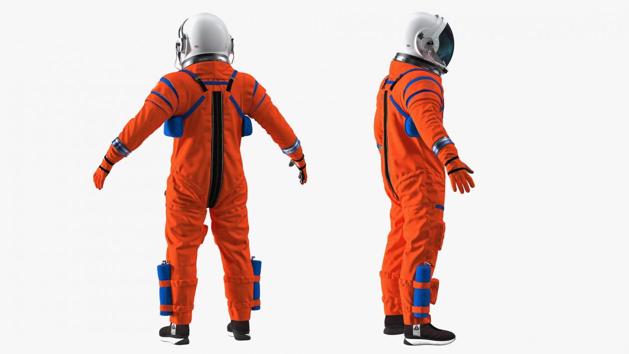 3D Orion Crew Survival System Spacesuit Rigged model