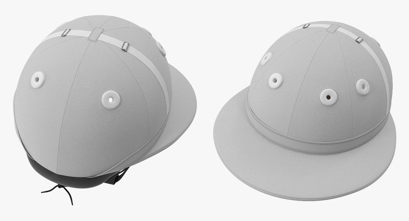 Polo Helmet White 3D