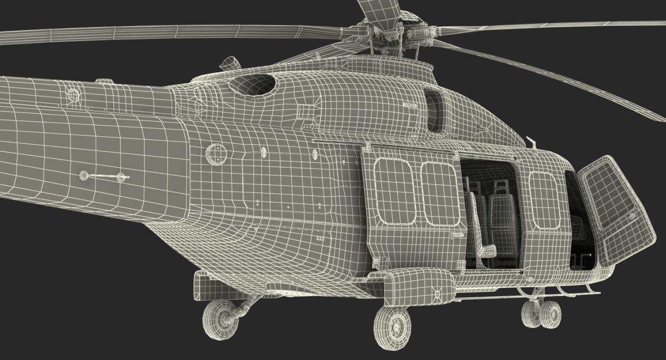 Corporate Transport Helicopter Agusta Westland AW189 3D