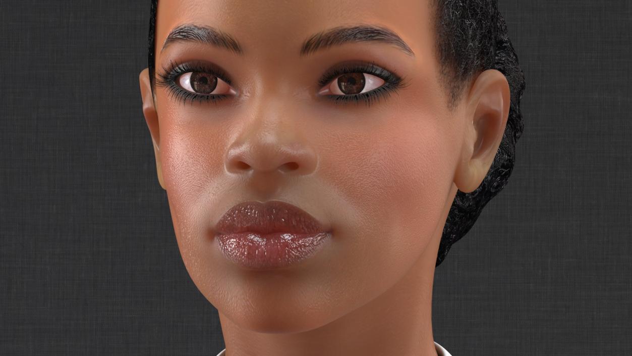 3D Light Skin Business Style Woman Rigged model