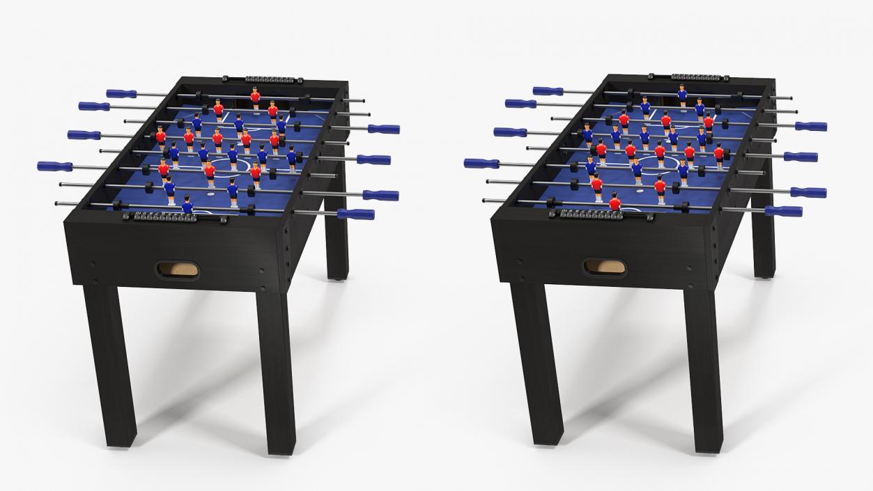3D Foosball Table for Kids model