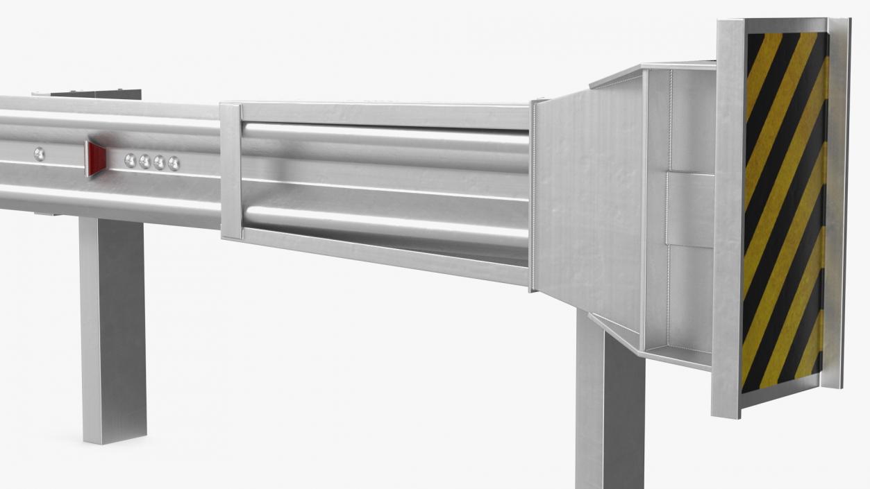 Energy Absorbing Guard Rail 3D
