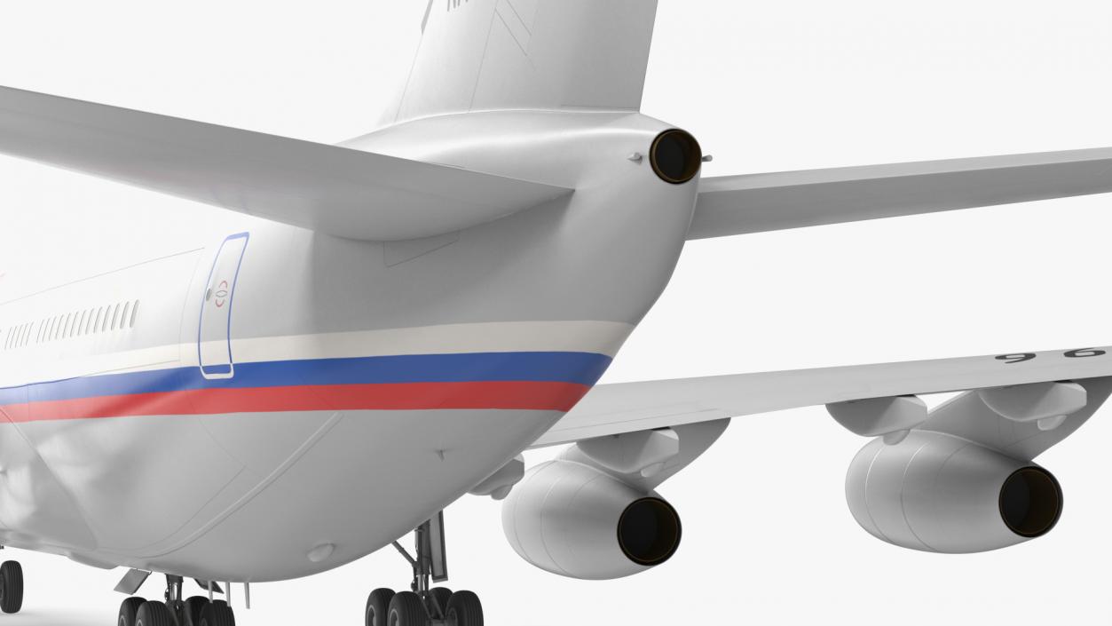 Ilyushin IL-96 Presidential Aircraft Simple Interior 3D