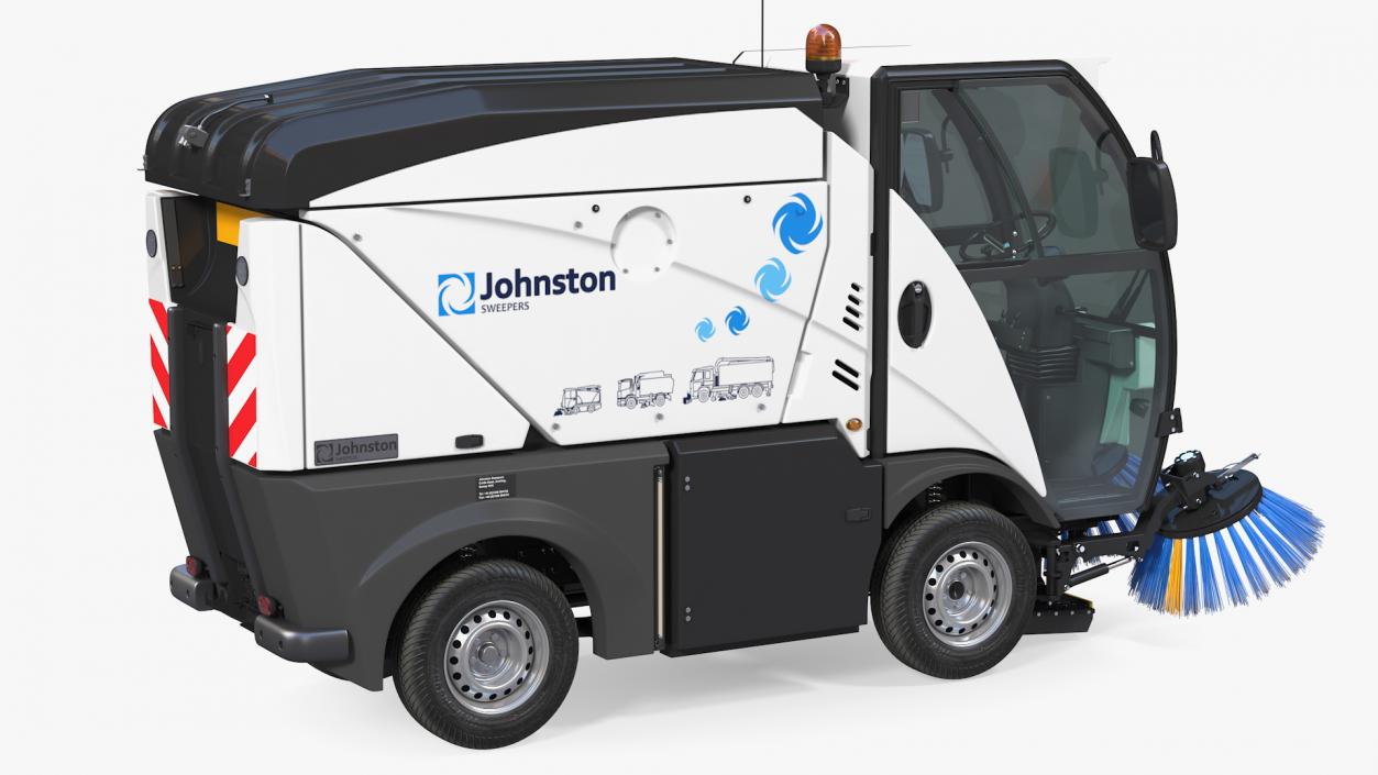 3D model Johnston CN101 Compact Road Sweeper