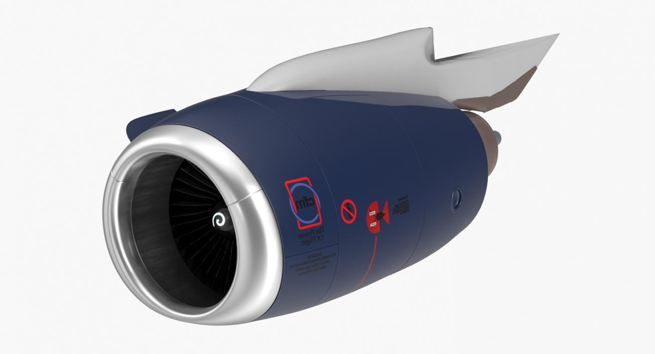 Boeing Turbofan Engine 3D