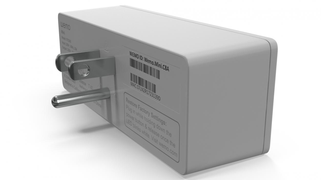 3D model Wemo Mini Smart Plug