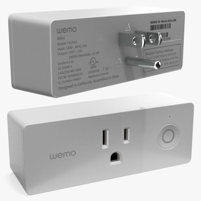 3D model Wemo Mini Smart Plug