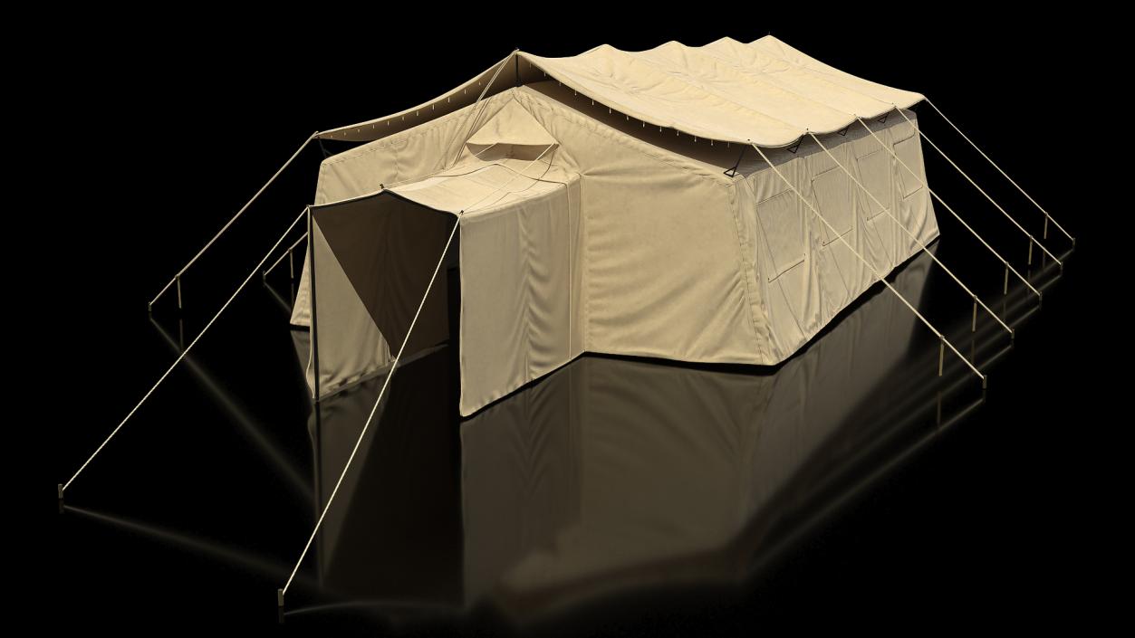 3D Army Temper Tent